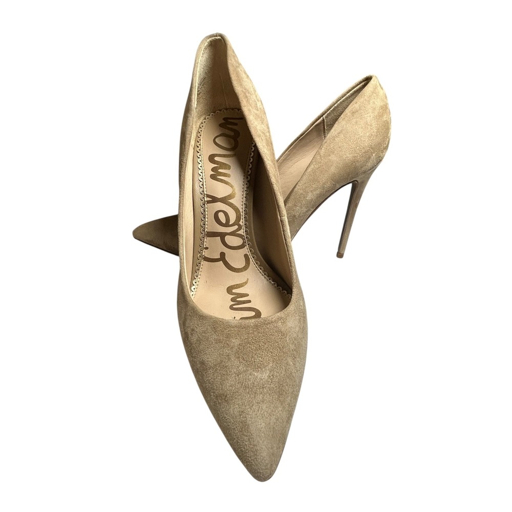 Sam Edelman Beige Pointed Toe Heels